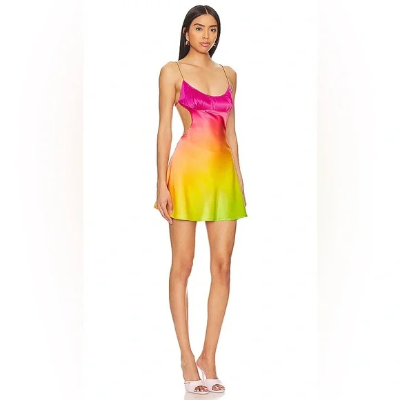 Retrofête JOSEFINE SILK DRESS, Size Large, $448 - Picture 12 of 13